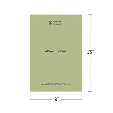 120 Certified Compostable Bags on 8 Refill Rolls - Unscented